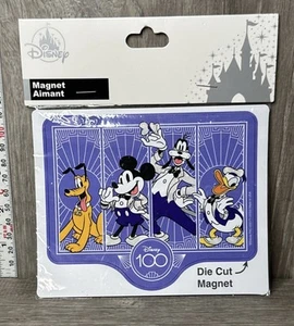 Disney Parks 2023 D100 Anniversary Mickey Mouse & Friends Die Cut Magnet NEW - Picture 1 of 3