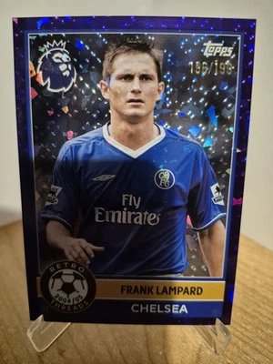 Topps Premier League 2025/2026 Frank Lampard Chelsea Retro Threads Numbered /199 - Image 1 of 2