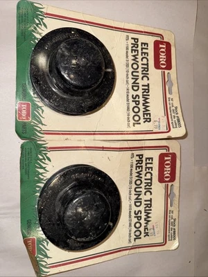 Lote de 2 carretes preenrollados para recortadoras de cuerdas eléctricas Toro # 88005.  50' de línea .065" Foto 1 de 2