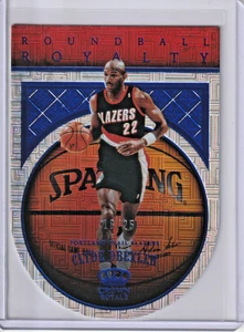 2017-18 Panini Crown Royale Clyde Drexler Roundball Royalty /25 Blue Blazers - Picture 1 of 2