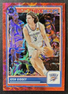 2023-24 Hoops Premium Stock Josh Giddey Red #70  SN 61/88 - Picture 1 of 2