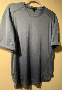 McDonalds Apparel Collection Blue Polyester Shirt Employee Workers Medium - Picture 1 of 13