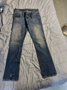 Morgan Delias Vintage Stretch Jeans Blue Juniors 7 / 8 R - Beautiful! - Picture 1 of 3