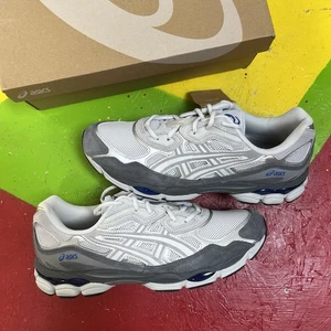 ASICS GEL-NYC GLACIER GREY GRAVEL BLUE UK12 💙TRUSTED SELLER💙 FAST DISPATCH🚚 - Picture 1 of 5