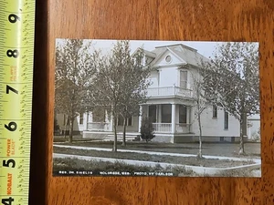RARA VECCHIA FOTO D'EPOCA CASA DI DR SHIELDS HOLDREGE NEBRASKA - Foto 1 di 2