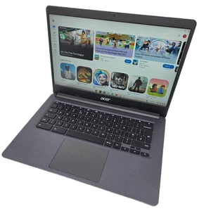 chromebook 14 inch Acer C933 FHD Celeron N4020 4GB RAM 32GB Laptop Gemini AI - Picture 1 of 18