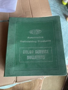 Vintage DUPONT AUTOMOTIVE PAINT SHOP Manual Binder AMC Chrysler Ford GM Empty - Bild 1 von 5