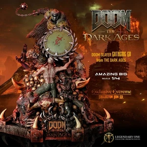 Doom The Dark Ages Action Figure 1.4 scale Statue Slayer Premium 23 inch Custom - Picture 1 of 10