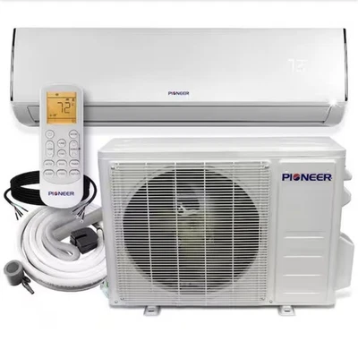 Pioneer 12000 BTU Ductless Mini-Split with Heat Pump YN012ALFI19R/WT012ALFI19HLE - Image 1 of 4