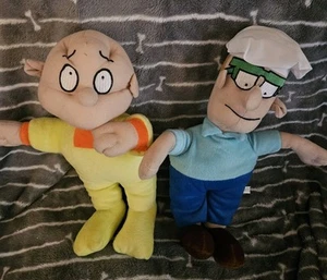 Rare Vtg 90s Rugrats Plush Dill & Drew Pickles - Picture 1 of 6