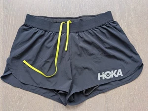Hoka One One 2 Inch Split Running Shorts Lined Women's Size S Black  Activewear - Picture 1 of 14