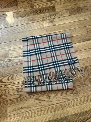 Vintage Burberrys of London Scarf Nova Check Plaid 100% Wool England - Image 1 of 4