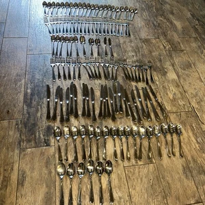 Lot of 124 Oneida Flight Reliance Stainless Steel Flatware - Picture 1 of 13