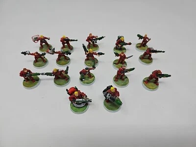 1992 Necromunda Van Saar Gang Miniature Warhammer 40k Oldhammer -17 Figs Painted - Image 1 of 4