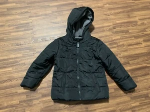 Cat & Jacket Kids Girls Jacket Black Hooded Zipper Front Size 4T - Picture 1 of 5