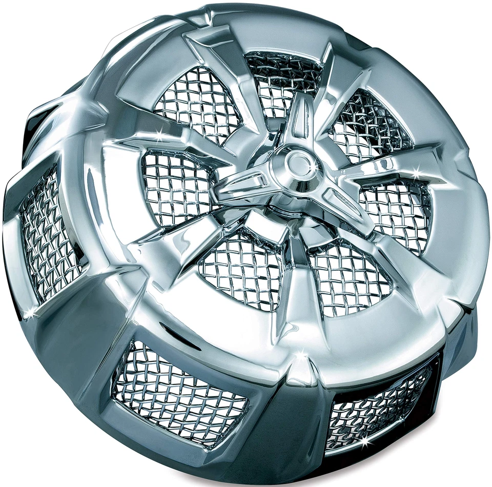 Kuryakyn Alley Cat Air Cleaner Cover Screamin Eagle Stage 1 Kits Chrome 9439 - Image 1 of 1