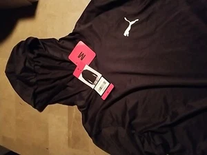 Puma Men’s Lightweight Performance Hoodie, Color Black, Size M, NEW - Picture 1 of 2