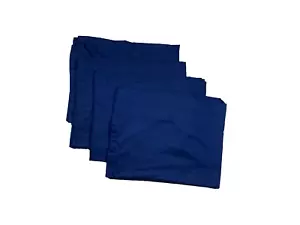 Navy Blue Curtains Panels Set of 4 Drapes Fully Lined Weighted Hems 86 Long - Picture 1 of 5