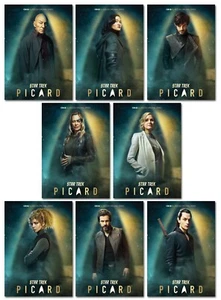 STAR TREK PICARD - Season 1 - 8 Card Promo Set - Seven of Nine - Picture 1 of 2