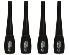 Liquid Eyeliner Black 4 Pack LA COLORS No-Smear Formula Fine Tip FREE SHIPPING