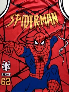 Marvel Comics Spider-Man 2 Caras Hombre Baloncesto 🏀 Jersey Talla 3XL NUEVO CON ETIQUETAS - Imagen 1 de 7