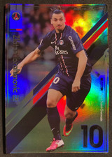 2013 Panini Football league PFL 04 Zlatan Ibrahimovic PSG refractor card