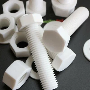 5x Tornillos PP blancos Tuercas y pernos de plástico, arandelas, M16x 65 mm, anticorrosión - Imagen 1 de 6