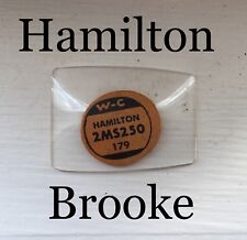 NOS Vintage Hamilton Brooke Asymmetric Watch Glass Crystal