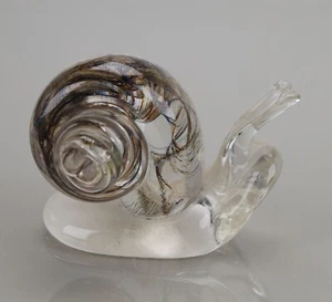 Vintage Murano? Art Glass Snail Shell Paperweight - Picture 1 of 13