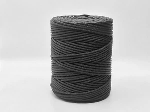 3 mm SCHWARZGARN POLYETHYLEN GEFLOCHTEN - Bild 1 von 1