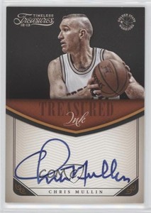 2012-13 Panini Timeless Treasures Treasured Ink /199 Chris Mullin #13 Auto HOF