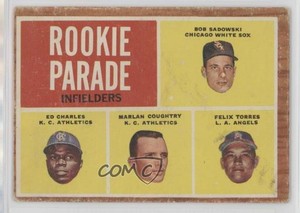 1962 Topps High # Bob Sadowski Ed Charles Marlan Coughtry Felix Torres Rookie RC