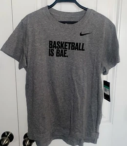 Nike Girls Basketball T-shirt XL Youth “Basketball Is Bae” - Picture 1 of 2