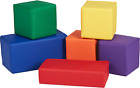 10414-AS Softscape Stack-A-Block Big Foam Construction Building Blocks, Soft Pla