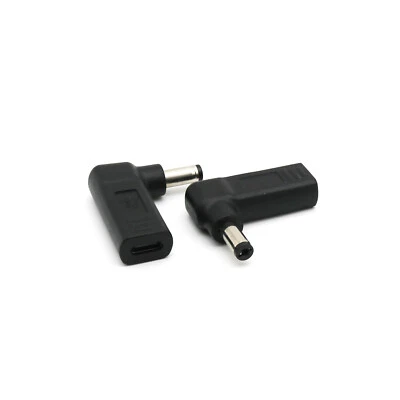 USB 3.1 Type C Female to 5.5mm x 2.5mm 2.1mm Male PD Emulator Trigger DC Adapter - Image 1 of 4