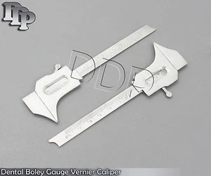 Dental Boley Gauge Vernier Caliper Orthodontic Dental Implant Instruments 2 Pcs - Bild 1 von 3