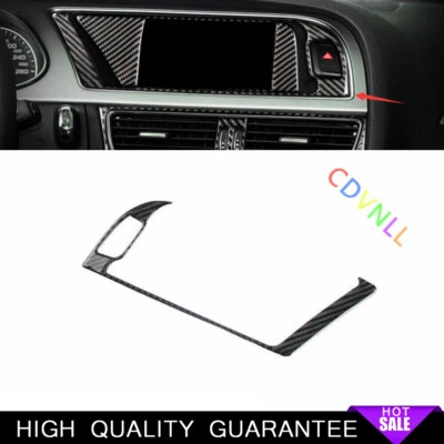 Middle Console Gear Shift Frame Trim For Audi A5 A4 2009-2016 Real Carbon Fiber - Image 1 of 4