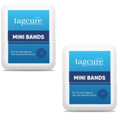 Tagcure Mini Bands Skin Tag DIY Removal 3 Step Painless Safe Permanent Remover
