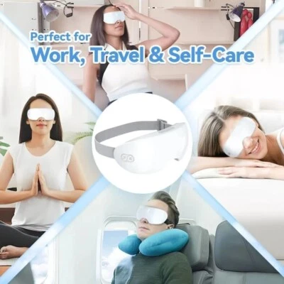 Rechargeable Steam Eye Mask for Relaxing Eye Care - Relief for Tired Eyes - Image 1 of 4
