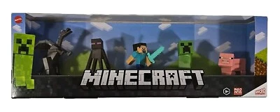 Minecraft Mojang 5 Figuras Micro Colección Conjunto de Coleccionista con Ender Dragon - ¡Nuevo! Foto 1 de 4