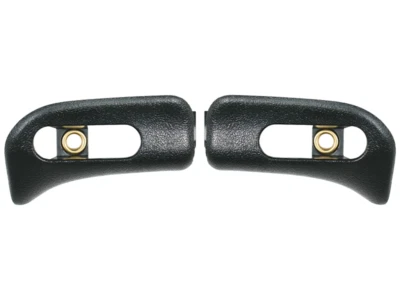 AMS AUTO GMBH Kappen Set für Sonnenblende Mercedes R129 & A124 Cabrio Schwarz Links + Rechts