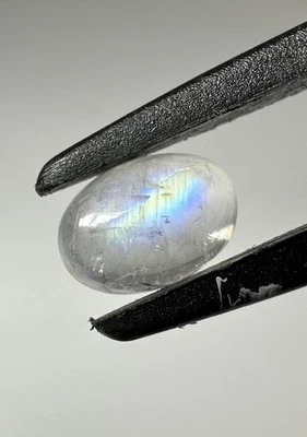 月光石凸圆形蓝色闪光(见说明) — 第 1/4 张图片