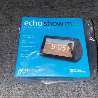 亚马逊 Echo Show 5 智能扬声器 木炭  — 第 1/4 张图片
