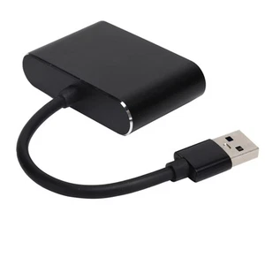 USB3.0 To High Definition Multimedia Interface + VGA Adapter 2‑in‑1 HD Comput FY - Afbeelding 1 van 22