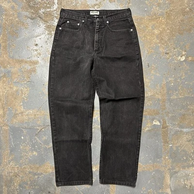 Jeans Guess Vintage Años 90 Negros Denim Hombres Talla 32x29 Hechos en EE. UU. Foto 1 de 4