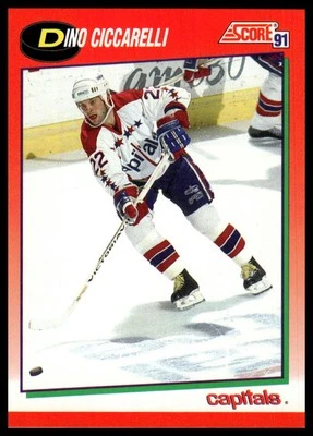 1991-92 Score Canadian English #128 Dino Ciccarelli - Image 1 of 2