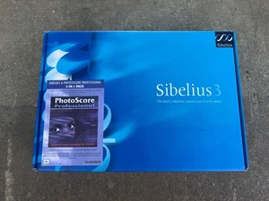 Sibelius 3 & Neuratron PhotoScore Music  Software Windows Mac Transcribe MP3 CD - Picture 1 of 4