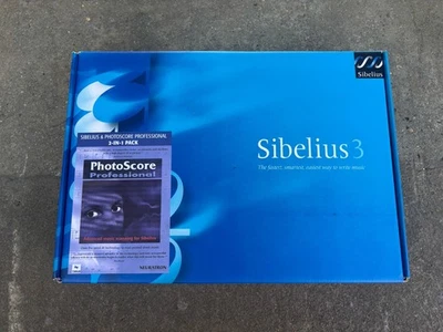 Sibelius 3 & Neuratron PhotoScore Musik Software Windows Mac Transkribieren MP3 CD - Bild 1 von 4
