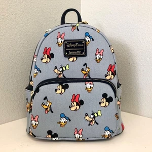 Bolso Mochila Azul Loungefly Parques Disney 2025 Mickey Mouse And Friends - NUEVO - Imagen 1 de 5