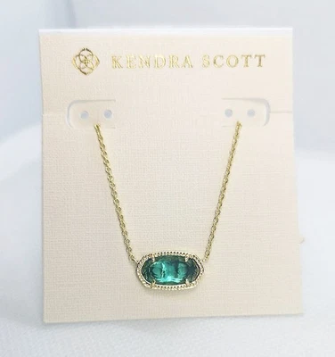 Nuevo Collar Kendra Scott Elisa Colgante Oro En Azul Londres Foto 1 de 3